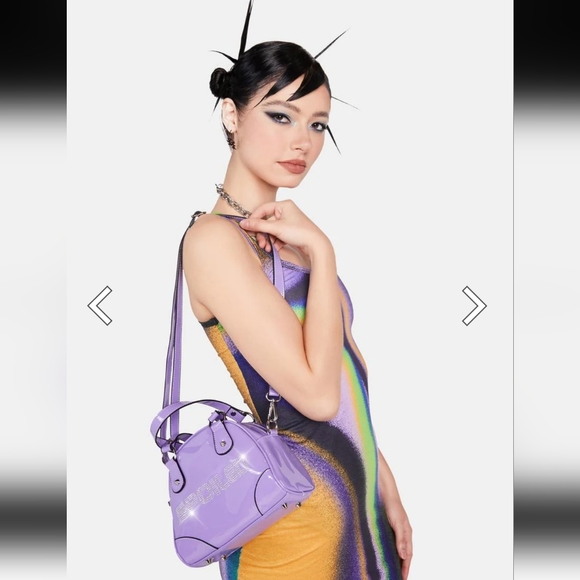 NWOT Dolls Kill Small Blingy Purse - Picture 3 of 5